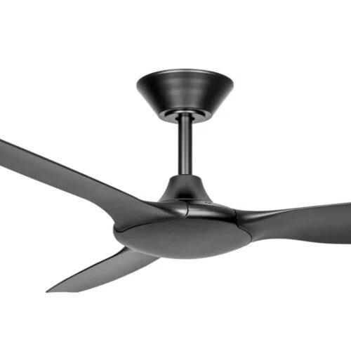 Three Sixty Delta DC Ceiling Fan Black 56-inch Motor