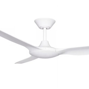 Three Sixty Delta DC Ceiling Fan White 56-inch Motor