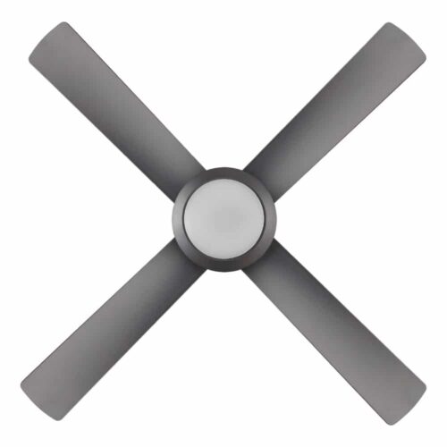 Eglo Bondi AC Ceiling Fan with CCT LED Light Titanium 52-inch Blades