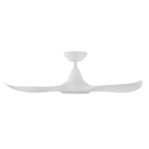 Eglo Noosa DC 40-inch Ceiling Fan with LED Light White Side View