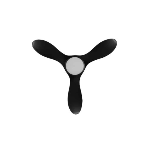 Eglo Noosa DC Ceiling Fan with LED Light Black 40-inch Blades