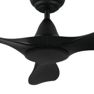 Eglo Noosa DC Ceiling Fan with Remote Black 40" Motor