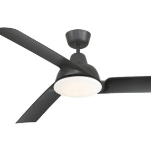 Mercator Airventure AC Ceiling Fan with LED Light Black 52" Motor