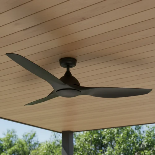 fanco-horizon-dc-64-inch-ceiling-fan-black-outdoor-close-up-insitu