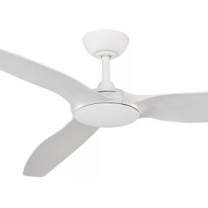 flume ceiling fan white with whitewash blade