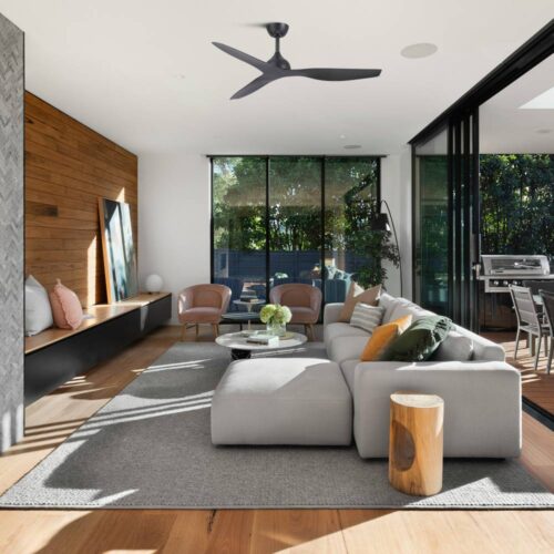 Claro Whisper DC 122cm Ceiling Fan - living room 3