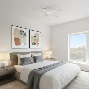 Fanco Eco Silent DC Ceiling Fan with Remote - White 48"