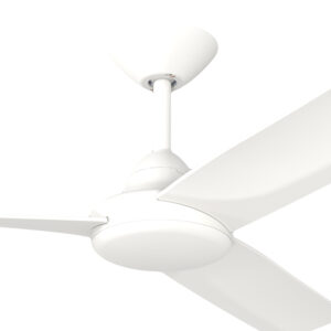 Hunter Pacific X-Over DC Ceiling Fan with Wall Control - White 48" - Image 2