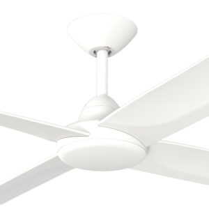 Hunter Pacific X-Over 4 Blade DC Ceiling Fan with Wall Control - White 52" - Image 2