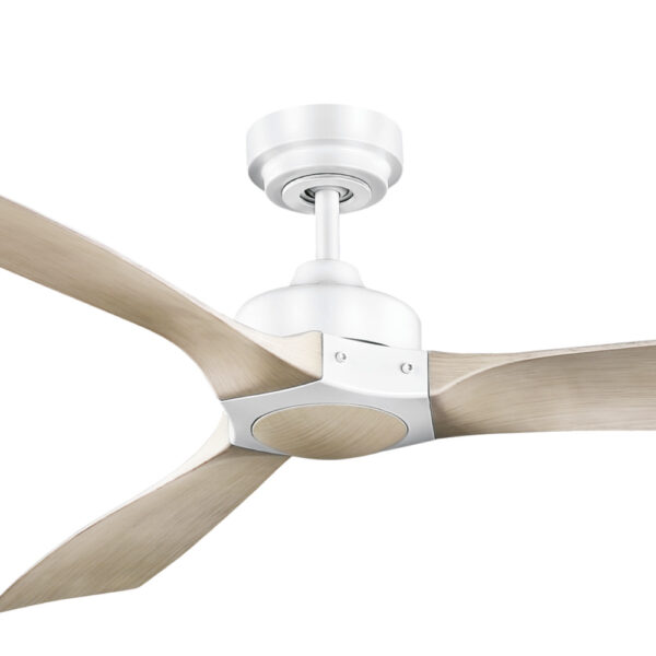 Mercator Ikuü Minota Smart DC Ceiling Fan with Remote - Black and Dark Timber-style 52"