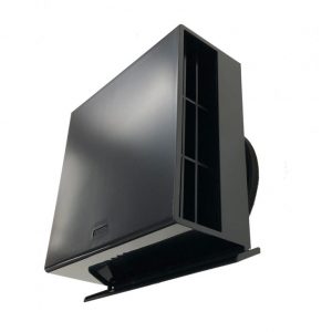 Nasta Premium 150mm External Wall Vent in Matte Black