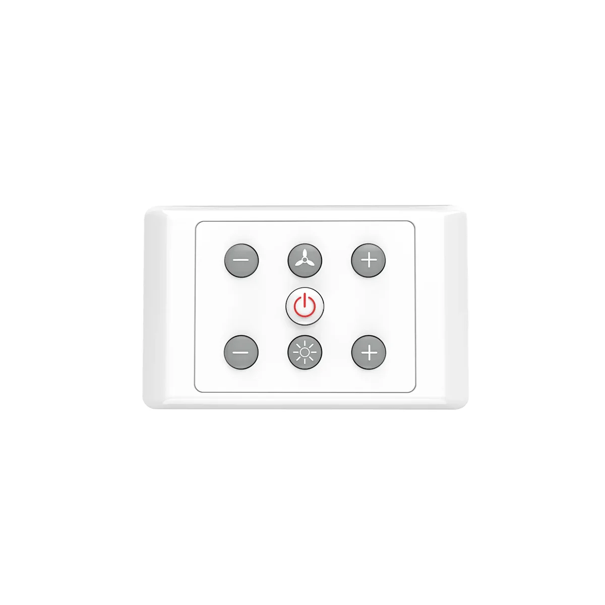 Ventair DC3 Ceiling Fan with CCT LED Light, Remote and Wall Control - White 48" - Image 5