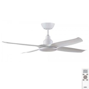 Ventair Skyfan 4 Blade DC Ceiling Fan with CCT LED Light - White 48"