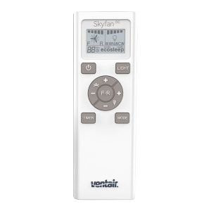 Ventair Skyfan 4 Blade DC Ceiling Fan with CCT LED Light - White 48"