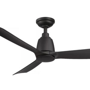 Three Sixty Kute 3-blade DC Ceiling Fan with Remote in Black 44-inch Motor