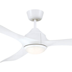 Mercator Juno DC Ceiling Fan with LED Light White 56" Motor