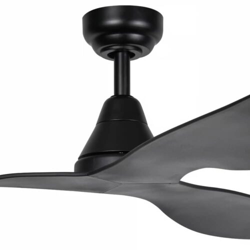 Three Sixty Simplicity DC Ceiling Fan Black 52-inch Motor