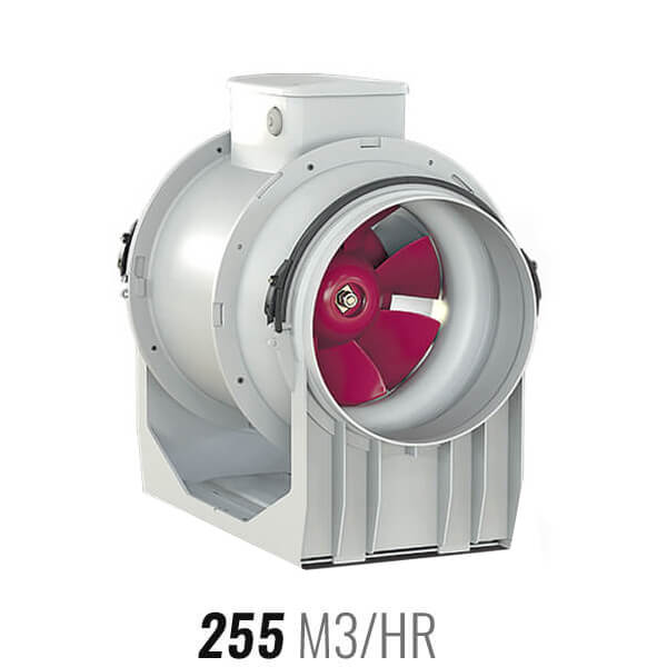 Vortice Lineo Mixflow Inline Fan 100mm