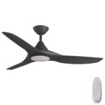 Calibo CloudFan SMART DC Ceiling Fan with Remote- 48" (122cm) - Black