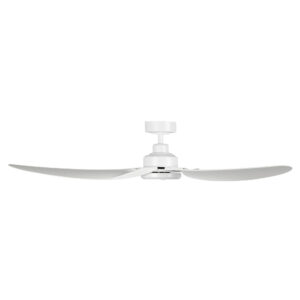 Eglo Torquay DC 56-inch Ceiling Fan Matte White Side View