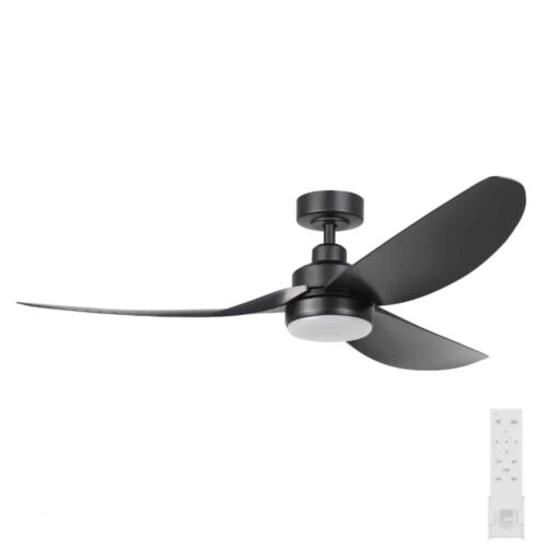 Eglo Torquay DC 56-inch Ceiling Fan with CCT LED Light Matte Black