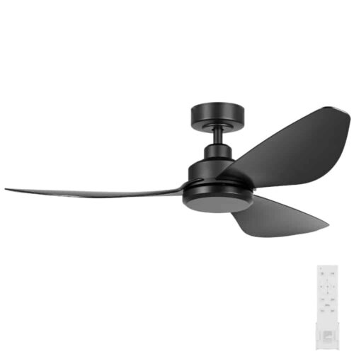 Eglo Torquay DC Ceiling Fan Matte Black 48-inch