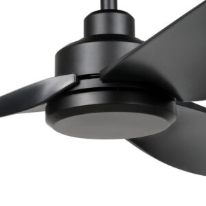 Eglo Torquay DC Ceiling Fan with Remote Matte Black 56-inch Motor