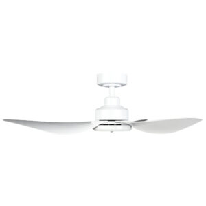 Eglo Torquay DC Ceiling Fan with Remote Matte White 42-inch Side View