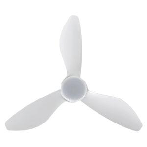 Eglo Torquay DC Ceiling Fan with LED Light Matte White 48-inch Blades