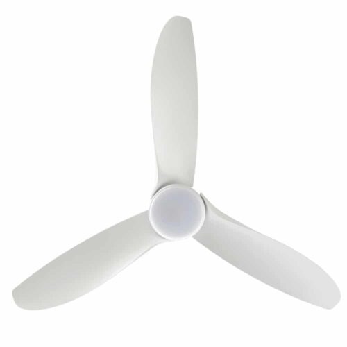Eglo Torquay DC Ceiling Fan with LED Light Matte White 56-inch Blades