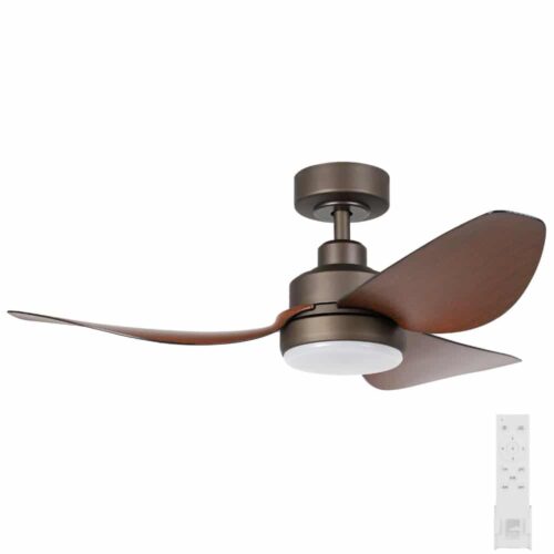 Eglo Torquay DC Ceiling Fan with LED Light Oil Rubbed Bronze 42-inch