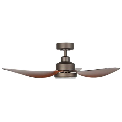 Eglo Torquay DC Ceiling Fan with LED Light Oil Rubbed Bronze 42-inch Side View