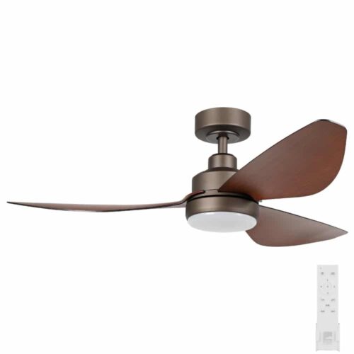 Eglo Torquay DC Ceiling Fan with LED Light Oil Rubbed Bronze 48-inch