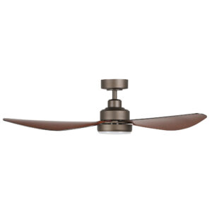 Eglo Torquay DC Ceiling Fan with LED Light Oil Rubbed Bronze 48-inch Side View