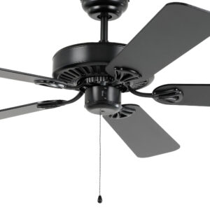 Eglo Waikiki Ceiling Fan Matte Black 52-inch Motor