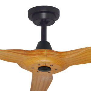 Hunter Pacific Radical 3 DC Ceiling Fan - Matte Black with Bamboo Blades 60" - Image 2