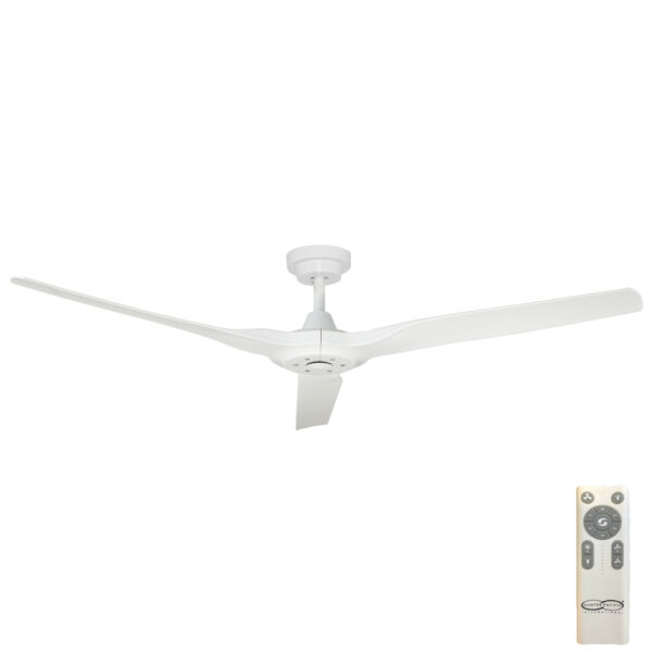 Hunter Pacific Radical 3 DC Ceiling Fan - White 60"