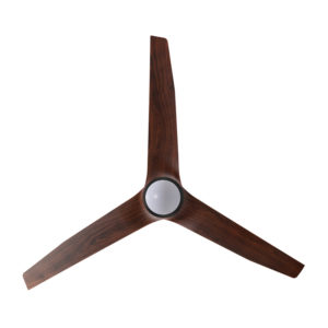 Fanco Infinity-iD DC Ceiling Fan SMART/Remote with Dimmable CCT LED Light - Black with Spotted Gum Blades 54" - Image 3