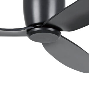 Eglo Seacliff DC Low-profile Ceiling Fan Black 52-inch Motor