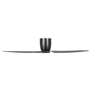 Eglo Seacliff DC Low-profile Ceiling Fan Black 52-inch Side View