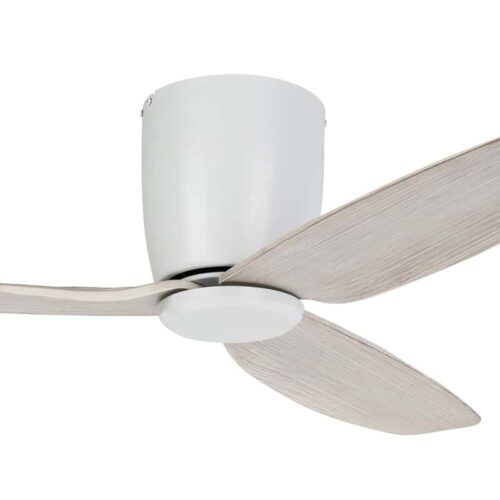 Eglo Seacliff dc motor white with oak blades