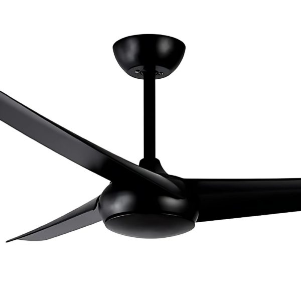 Claro Designer 3 or 5 Blade DC Ceiling Fan with Remote - Black 52"