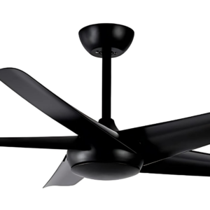 Claro Designer 3 or 5 Blade DC Ceiling Fan with Remote - Black 52" - Image 5