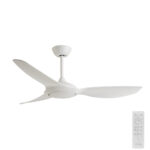 Claro Glider DC Ceiling Fan with Remote - White 52"
