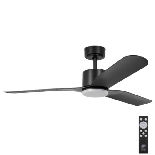 Eglo Iluka DC 52-inch Ceiling Fan with LED Light Black