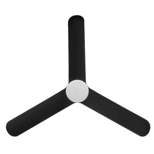 Eglo Iluka DC 52-inch Ceiling Fan with LED Light Black Blades