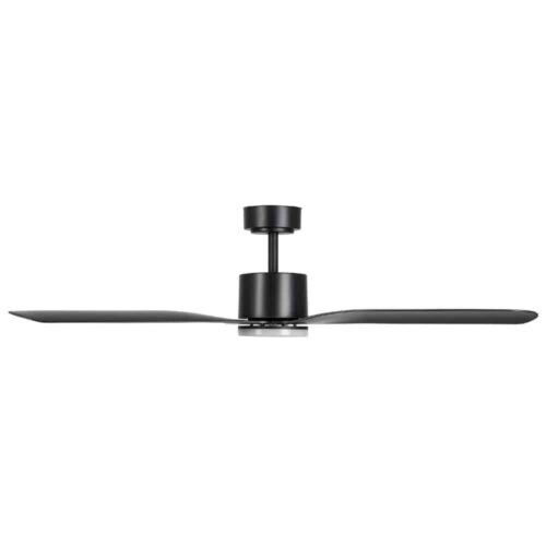 Eglo Iluka DC 52-inch Ceiling Fan with LED Light Black Side View