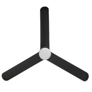 Eglo Iluka DC 60-inch Ceiling Fan with LED Light Black Blades