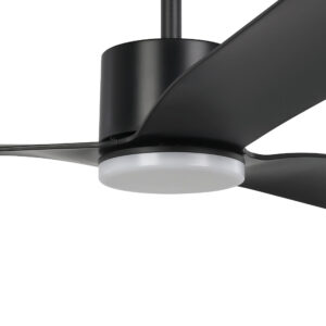 Eglo Iluka DC 60-inch Ceiling Fan with LED Light Black Motor