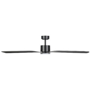 Eglo Iluka DC 60-inch Ceiling Fan with LED Light Black Side View